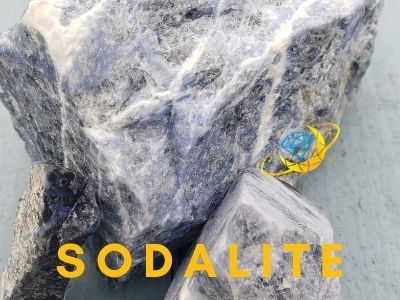 Sodalite crystal