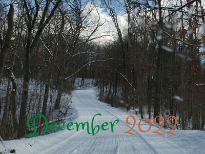 snowy rural road