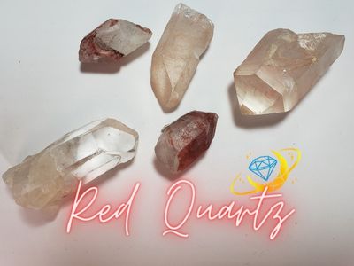 Red Quartz Crystals