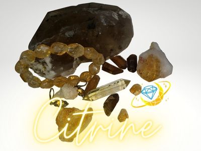 Citrine stones and beads