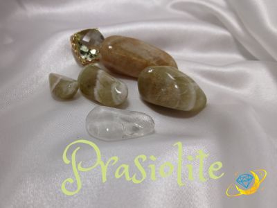 Prasiolite crystals